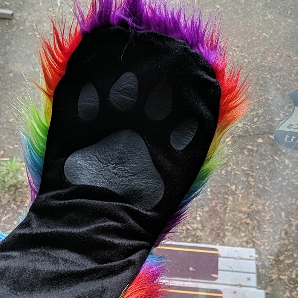Rainbow Rave Hood🌈 - Picture 2 of 4